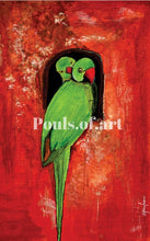 Load image into Gallery viewer, Diabolical parrots Art Print - Pouls.of.art
