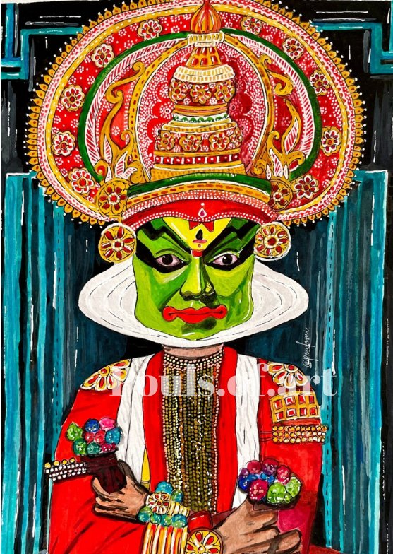 Kathakali Art Print - Pouls.of.art